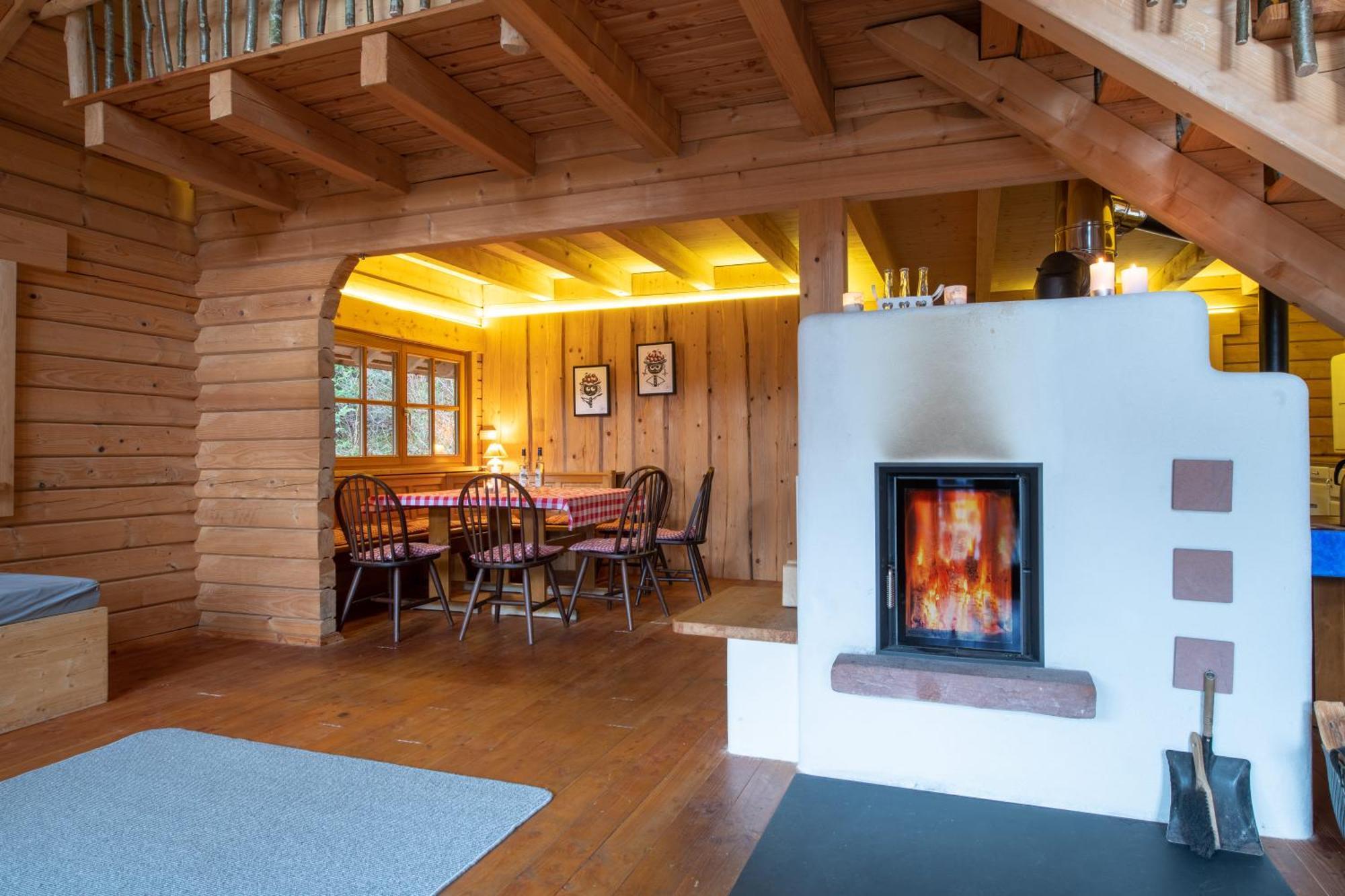 Schwarzwald Blockhaus - Sauna - Kamin - Mit Bettwaesche Und Handtuecher Schenkenzell エクステリア 写真