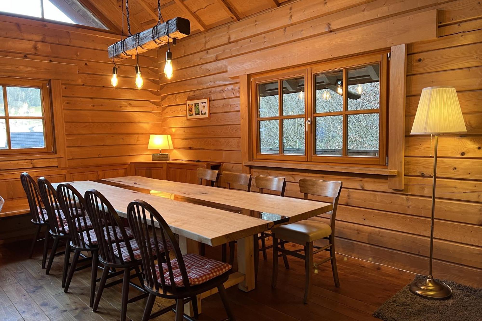 Schwarzwald Blockhaus - Sauna - Kamin - Mit Bettwaesche Und Handtuecher Schenkenzell エクステリア 写真